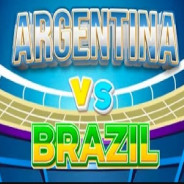 Match Football Brazil or Argentina
